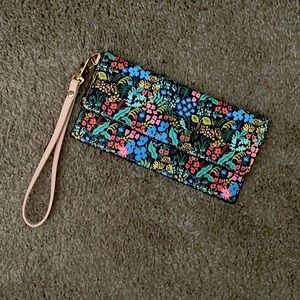 NWOT Rifle Paper Co x Anthropologie Wristlet